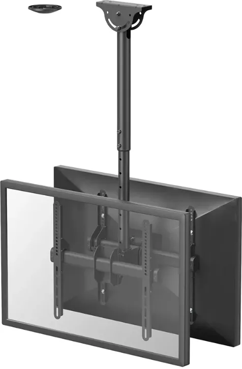 Suport tavan TV monitor NEOMOUNTS NM-C440DBLACK pentru 2 ecrane 32-60 inch negru