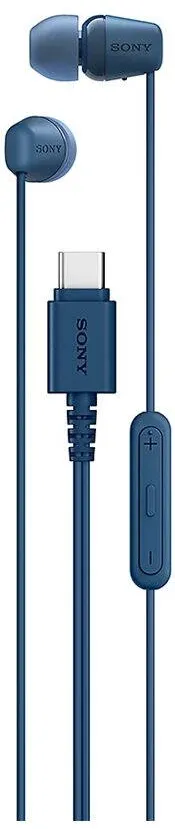Casti In-Ear Sony Sony IER‑EX15C USB‑C Wired Earbuds with Mic, Blue