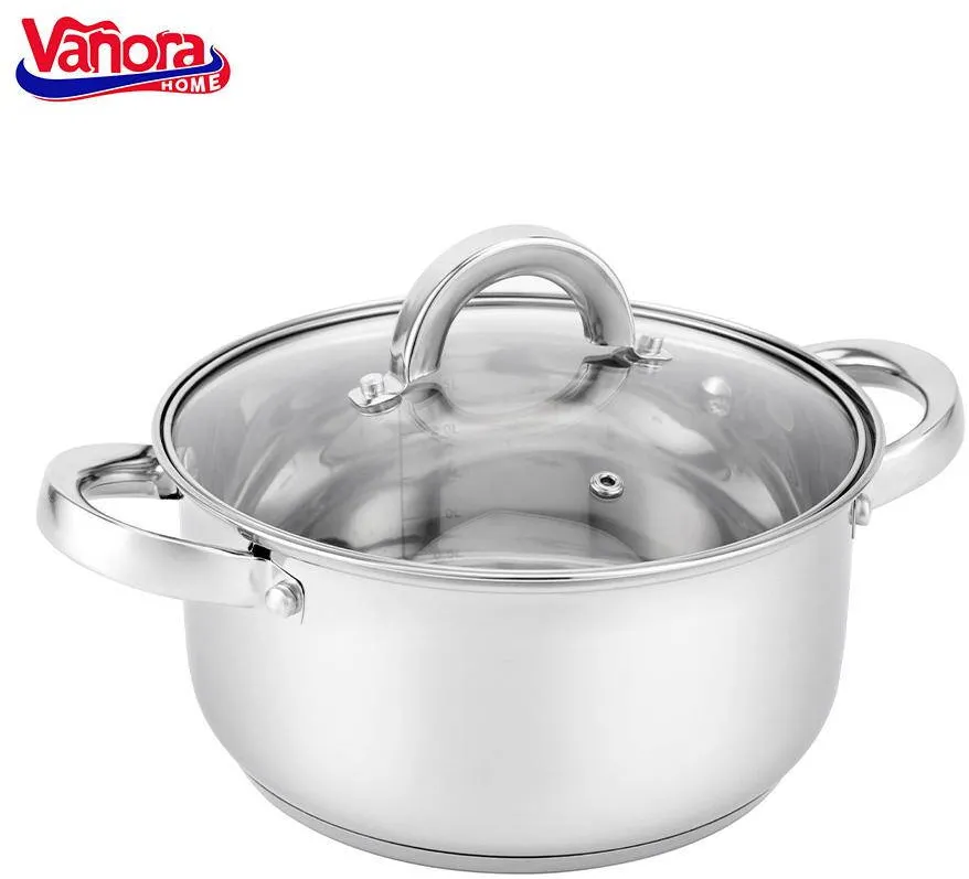 VANORA CRATITA INOX+CAPAC 22x10.5CM,3.9L, IRENE