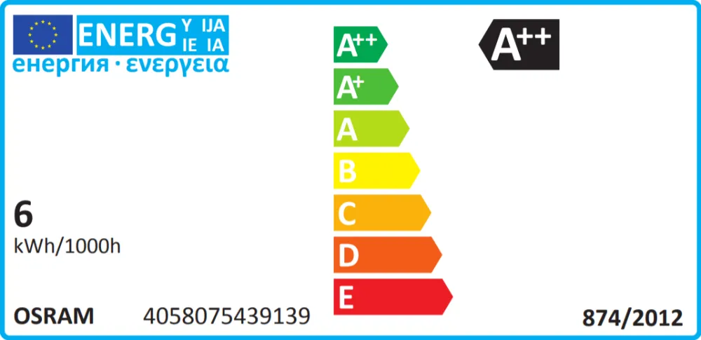 Osram Parathom Classic LED Filament 60 non-dim 6W/827 E14 bulb