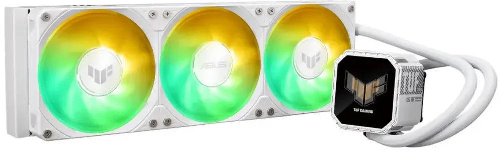 Cooler Asus ASUS TUF Gaming LC III 360 ARGB LCD AiO Wasserkühlung - 360mm, weiß