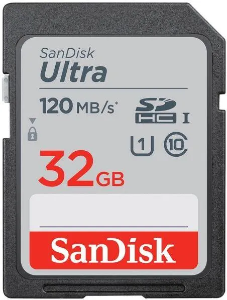 Card de Memorie SanDisk Ultra 32GB SDHC Memory Card 120MB/s