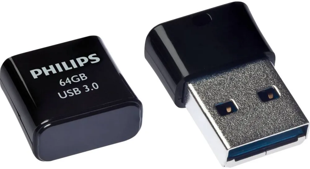 Memorie USB Philips 64GB Pico Edition Black