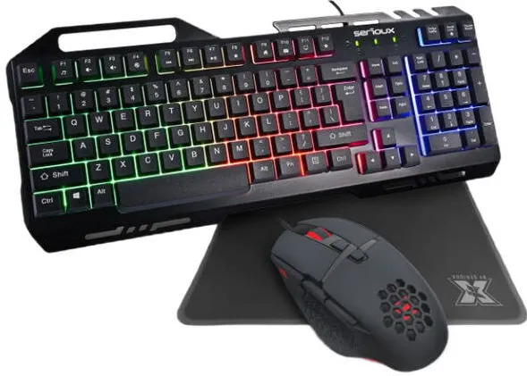 Kit Periferice Serioux Gaming 3-in-1 Tobis