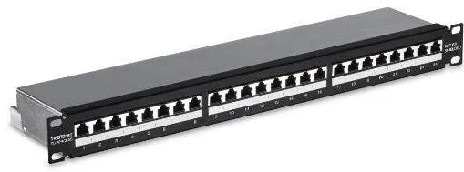 Accesoriu Retea TRENDnet Patchpanel 24-port Cat6a ecranat 19"
