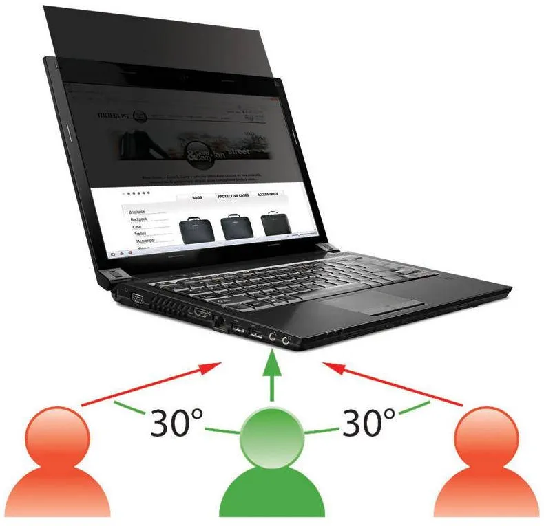 Filtru de Confidentialitate Mobilis 12.5" W (16:9) Dim : 276,6x155,5mm