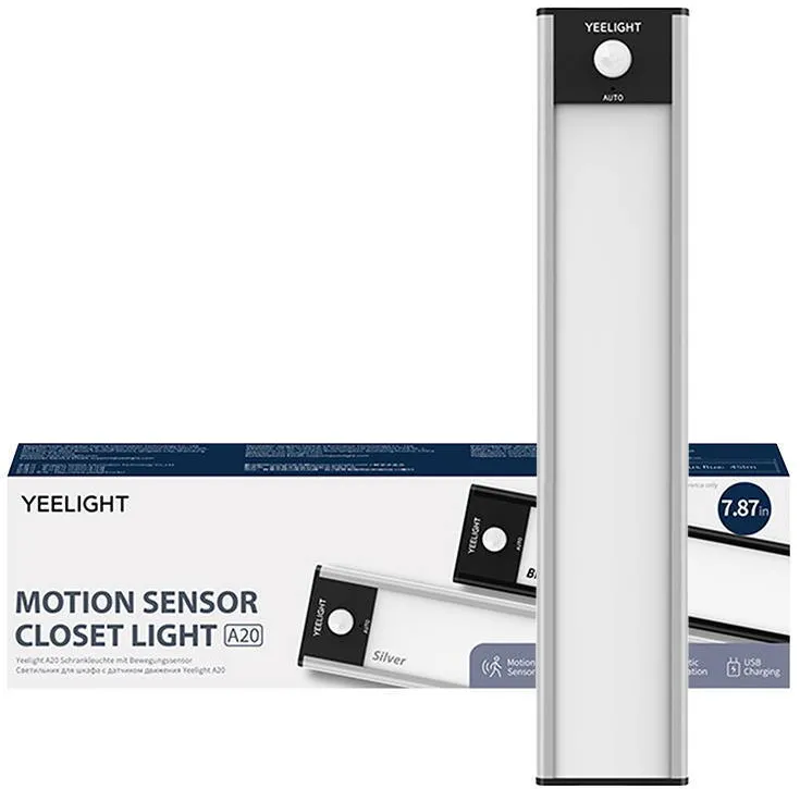 Yeelight Lumina pentru dulap Argintiu 20cm 2700K