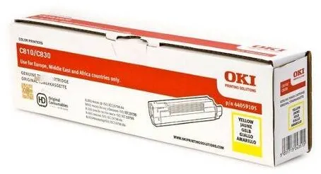 Toner imprimanta OKI YELLOW 44059105 8K ORIGINAL OKI C810
