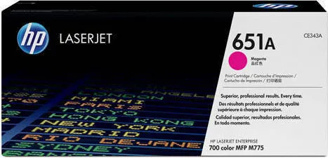 Toner imprimanta HP 651A Magenta
