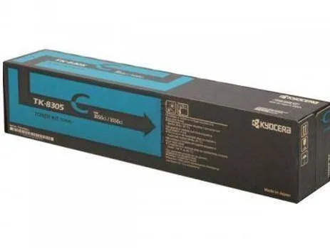Toner imprimanta KYOCERA CYAN TK-8305C 15K ORIGINAL TASKALFA 3050CI