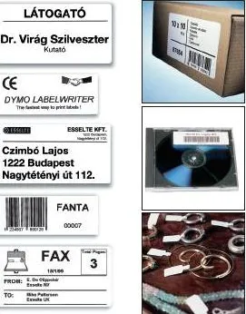 Alte produse locale Etichete dymo hartie alba (89 x 36 mm) 260 buc/rola, 2 role/cutie