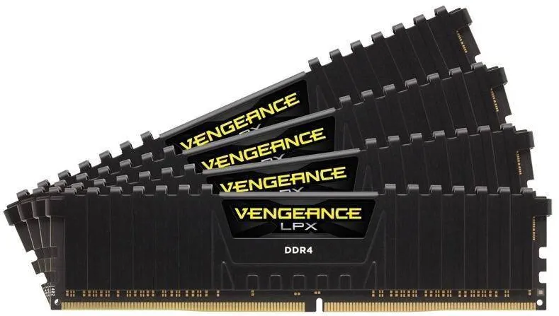 Memorie RAM Corsair Vengeance LPX Black 32GB DDR4 2666MHz CL16 Quad Channel Kit