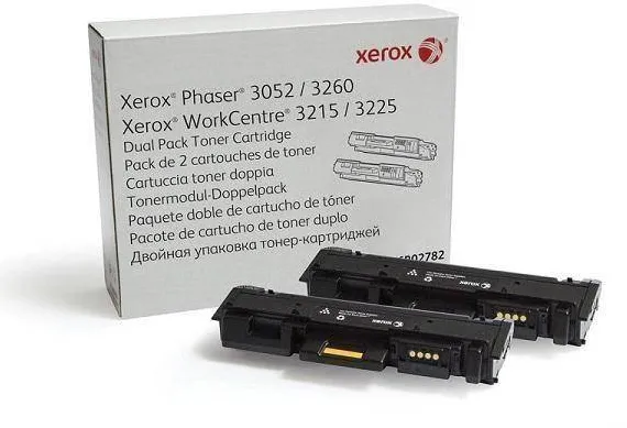 Toner imprimanta Xerox 106R02782 Black Dual Pack