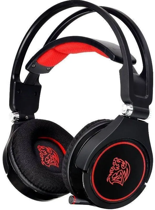 Casti Over-Head Thermaltake Gaming Tt eSPORTS CRONOS AD black-red