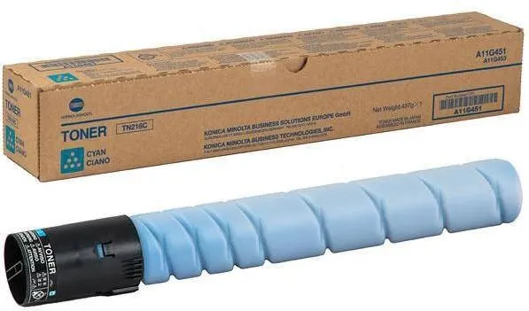 Toner imprimanta Konica-Minolta CYAN TN-324C A8DA450 26K ORIGINAL pentru Bizhub C258|Bizhub C308|Bizhub C368
