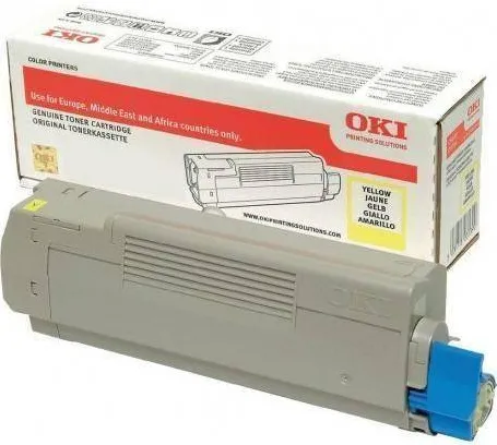 Toner imprimanta OKI yellow TONER-C823/833/843  cod 46471101; compatibil cu C823/C833/C843, capacitate 7k pag