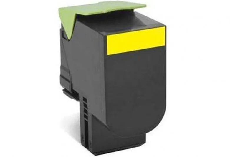 Toner imprimanta Lexmark 80C2HYE Yellow