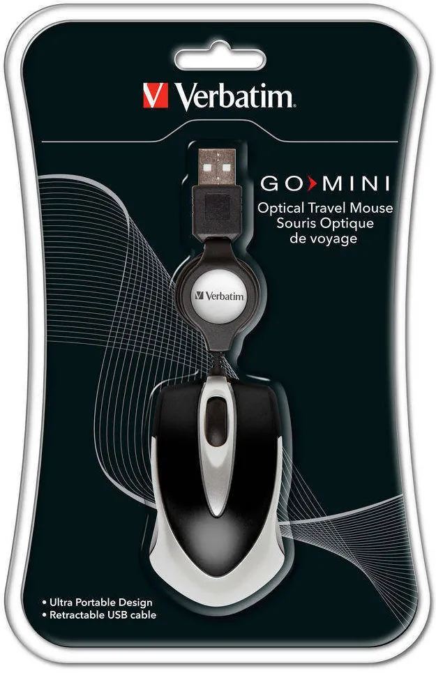 Mouse VERBATIM OPTICAL MINI BLACK