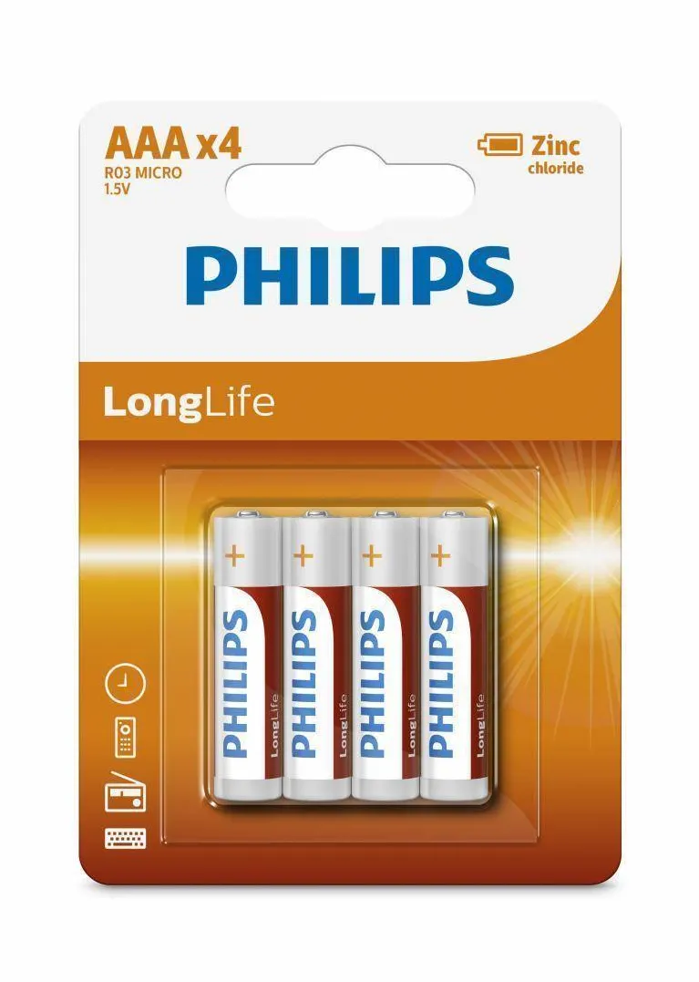 Philips PH LONGLIFE AAA 4-BLISTER