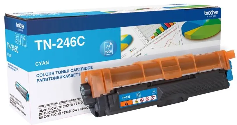 Toner imprimanta Brother Toner TN-246C Cyan