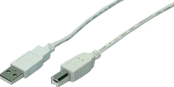Logilink USB 2.0 tip A Male - USB 2.0 tip B Male 5m, Gri