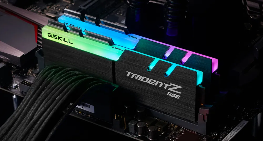 Memorie RAM G.Skill Trident Z RGB, 16GB, DDR4, 3600MHz, CL18, 1.35V, Dual Channel Kit