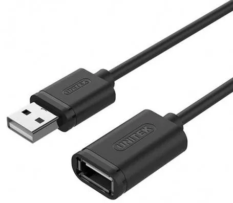 Adaptor Unitek Unitek cablu prelungitor USB2.0 AM-AF, 5m; Y-C418GBK