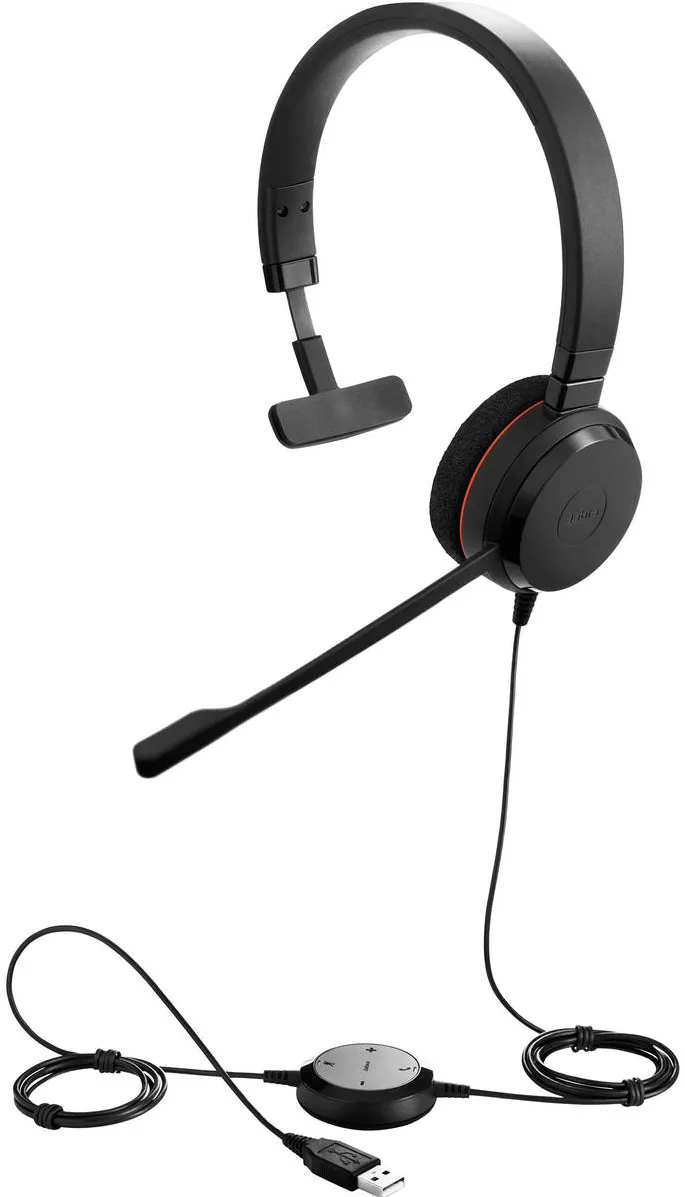 Casti Office/Call Center Jabra EVOLVE 20 UC Mono USB
