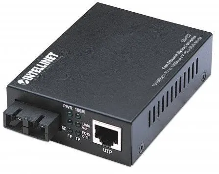Switch Intellinet Intellinet Media Converter 10/100Base-TX RJ45 / 100Base-FX (MM SC) 2km 1310nm