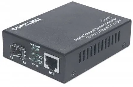 Switch Intellinet Intellinet Media Converter 10/100/1000Base-TX RJ45 / SFP Mini-GBIC slot