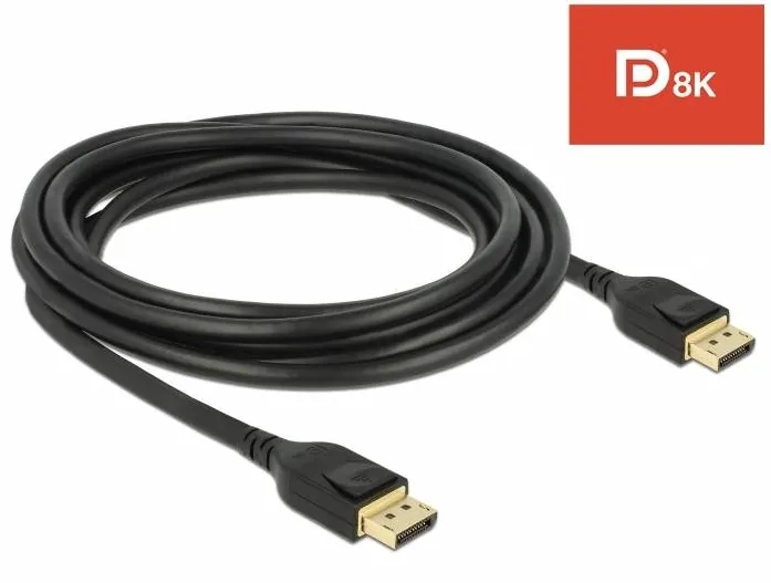 DELOCK DisplayPort cable 8K 60 Hz 2 m DP 8K certified