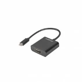 Adaptor LANBERG Lanberg adapter USB TYPE-C(M)-HDMI(F) 15cm Black