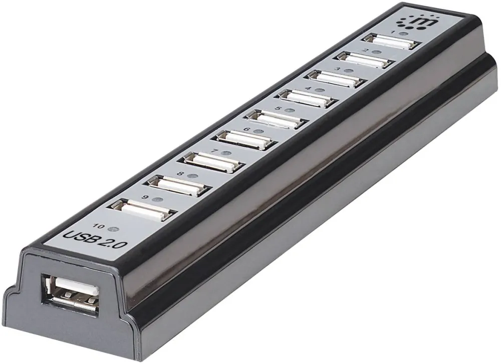 Hub USB MANHATTAN Hi-Speed USB 2.0 negru