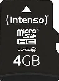 Card de Memorie Intenso micro SD 4GB SDHC card class 10