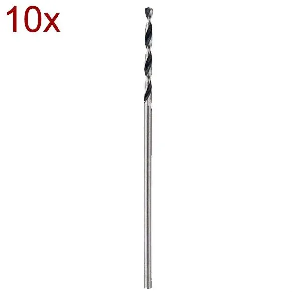 BOSCH 2608577178 - Set burghie, metal, 1 mm, 10 buc