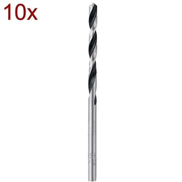 BOSCH 2608577202 - Set burghie, metal, 3.4 mm, 10 buc