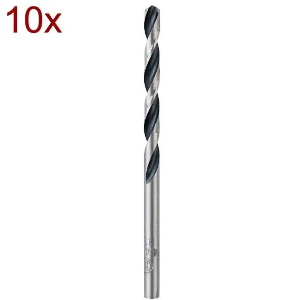 BOSCH 2608577212 - Set burghie, metal, 4.4 mm, 10 buc