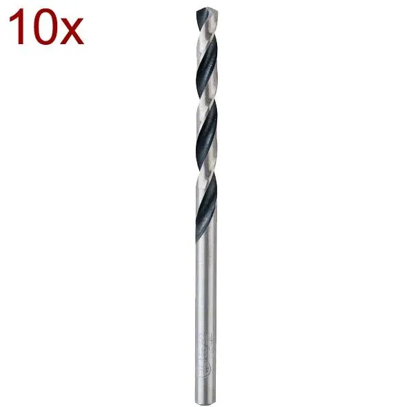 BOSCH 2608577216 - Set burghie, metal, 4.8 mm, 10 buc