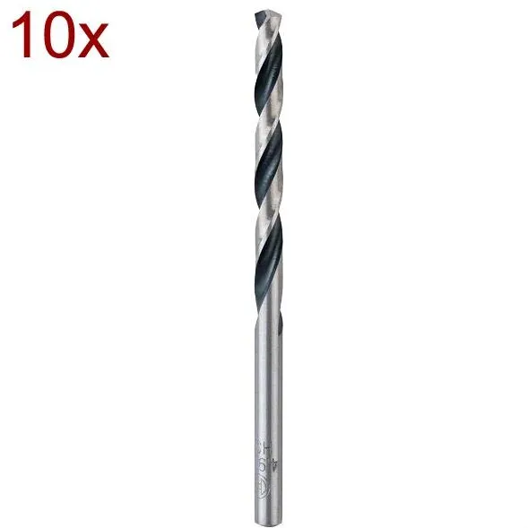 BOSCH 2608577217 - Set burghie, metal, 4.9 mm, 10 buc