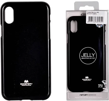 Jelly Mercury Husa IPHONE X/XS (5,8") Negru