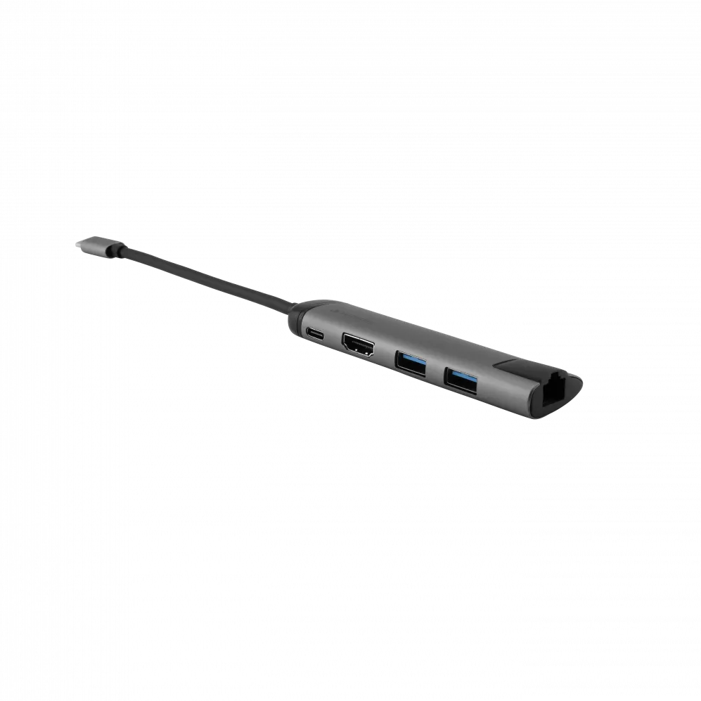 Hub USB VERBATIM USB-C 3.1 5-Port portable Grey