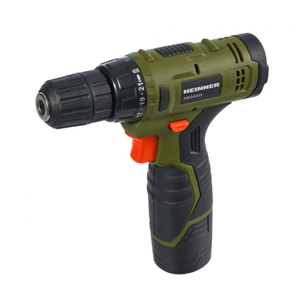 HEINNER Masina de gaurit si insurubat pe acumulator (bormasina) Heinner AMGA005, 10.8 V, 1300 mAh, 650 RPM, 18 Nm