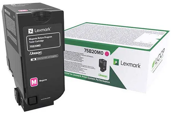 Toner imprimanta Lexmark 75B20M0 Magenta