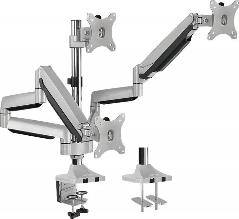 Suport TV / Monitor Logilink BP0052, 13 - 27 inch, argintiu