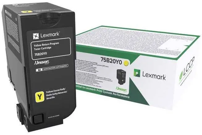 Toner imprimanta Lexmark LEXMARK 75B20Y0 YELLOW TONER
