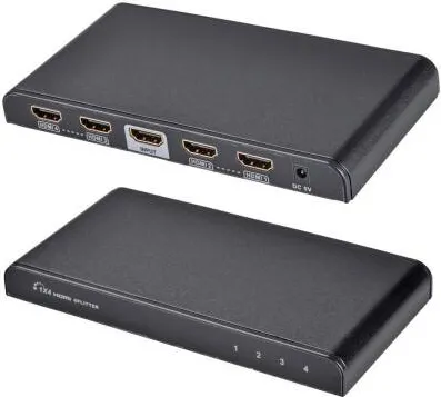 Adaptor TECHLY Splitter audio/video HDMI 1/4 4K*2K 3D