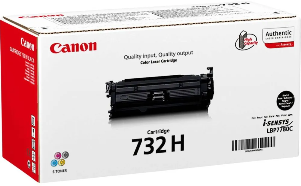 Toner imprimanta Canon 732 BK H BLACK