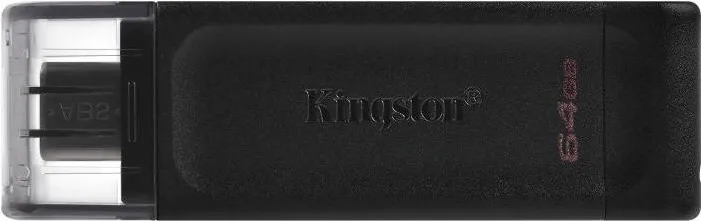 Memorie USB Kingston DataTraveler 70 64GB USB 3.2 Type-C Black