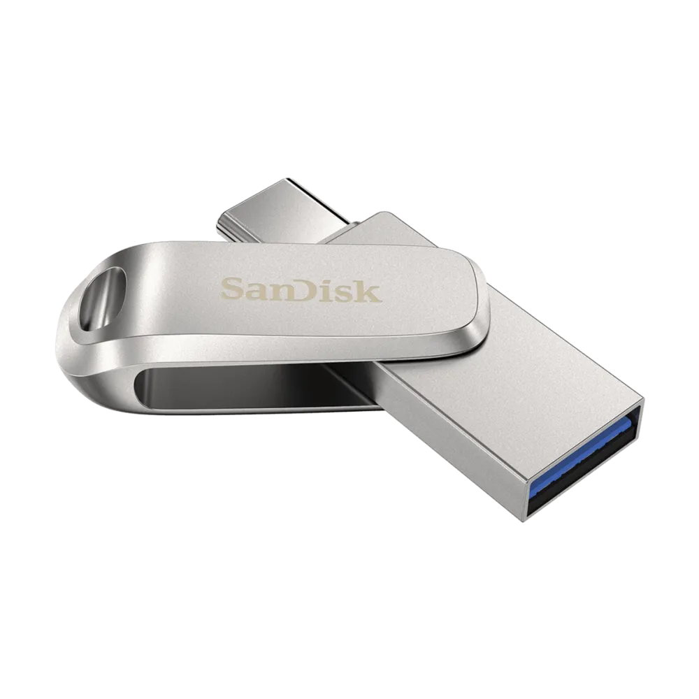 Memorie USB SanDisk Ultra Dual Drive Luxe USB Type-C 64GB 150MB/s USB 3.1 Gen 1
