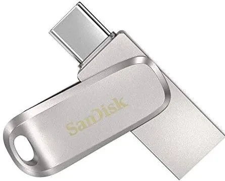 Memorie USB SanDisk Ultra Dual Drive Luxe USB Type-C 256GB 150MB/s USB 3.1 Gen 1
